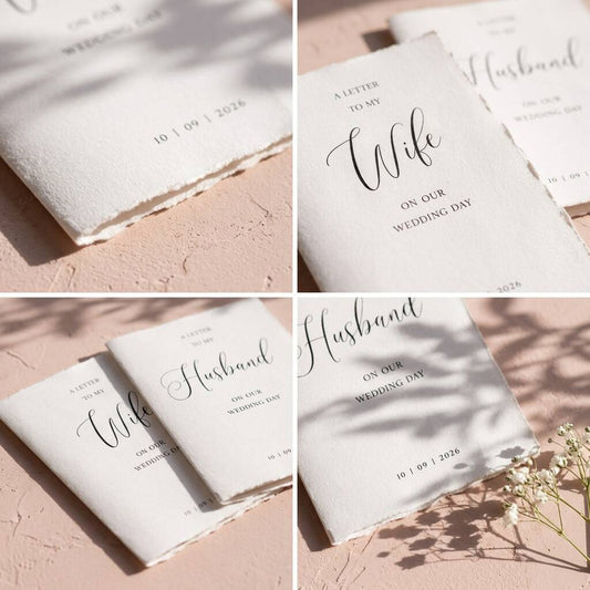 Wedding Vow Cards Husband And Wife Vow Books