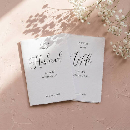 Wedding Vow Cards Husband And Wife Vow Books
