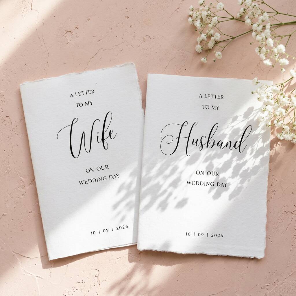 Wedding Vow Cards Husband And Wife Vow Books