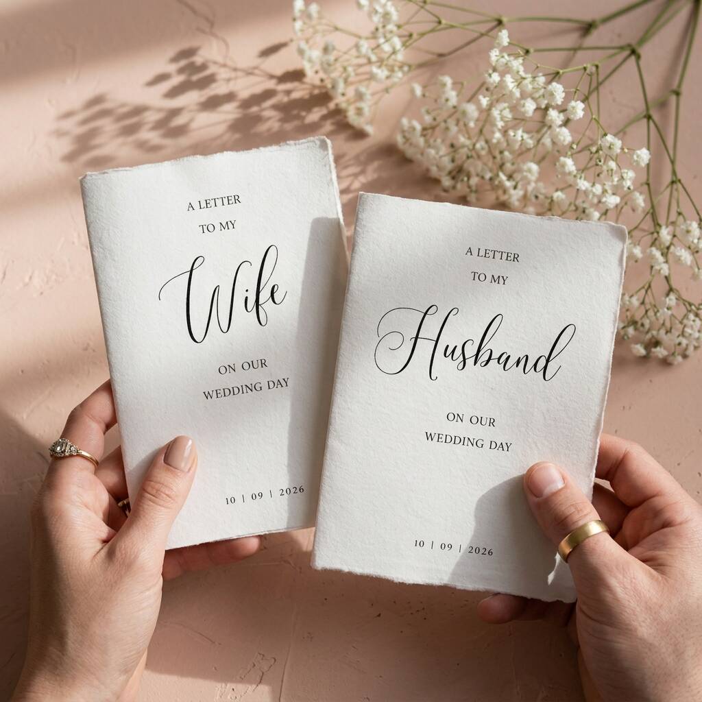 Wedding Vow Cards Husband And Wife Vow Books