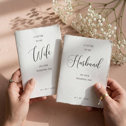 Wedding Vow Cards Husband And Wife Vow Books