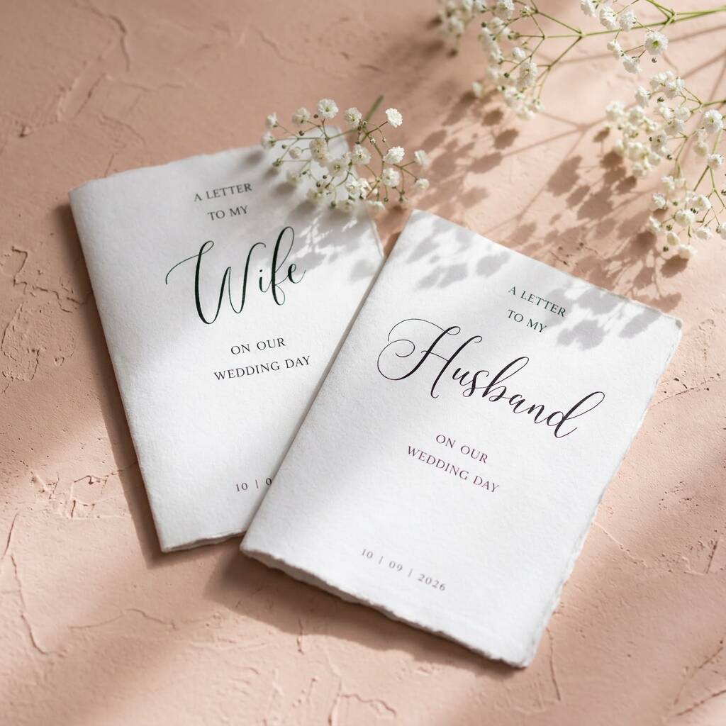 Wedding Vow Cards Husband And Wife Vow Books