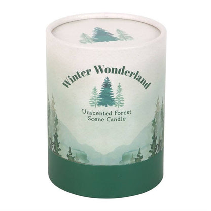 Winter Wonderland Scene Candle Christmas Gift