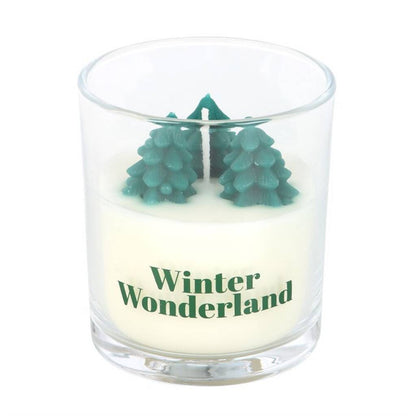 Winter Wonderland Scene Candle Christmas Gift
