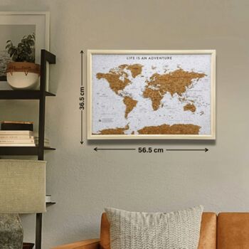 World Map With Pins Gifts For Travellers