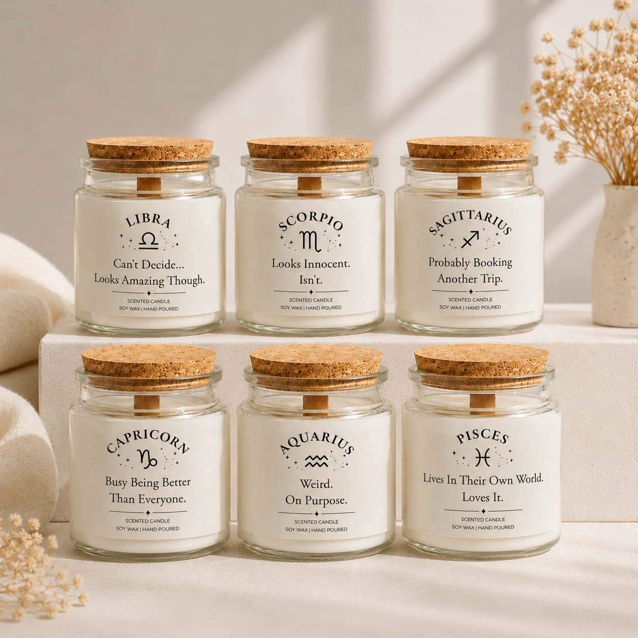 Zodiac Candles