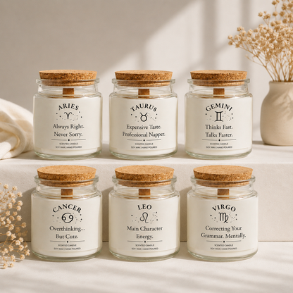 Zodiac Candles